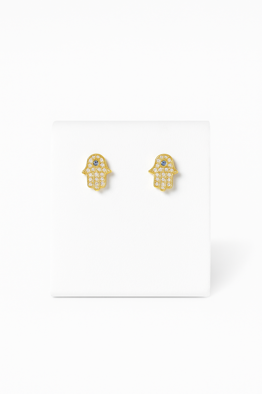 Hamsa Earrings Gold