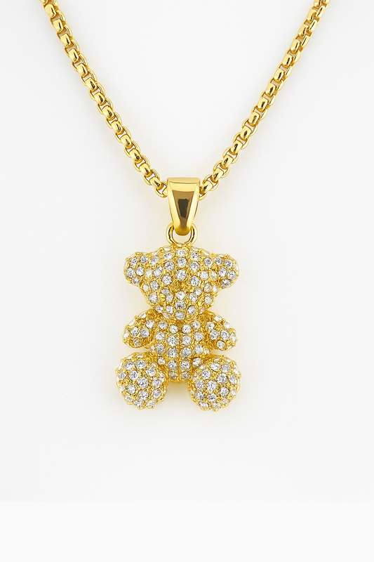 Glistening Gold Teddy Bear