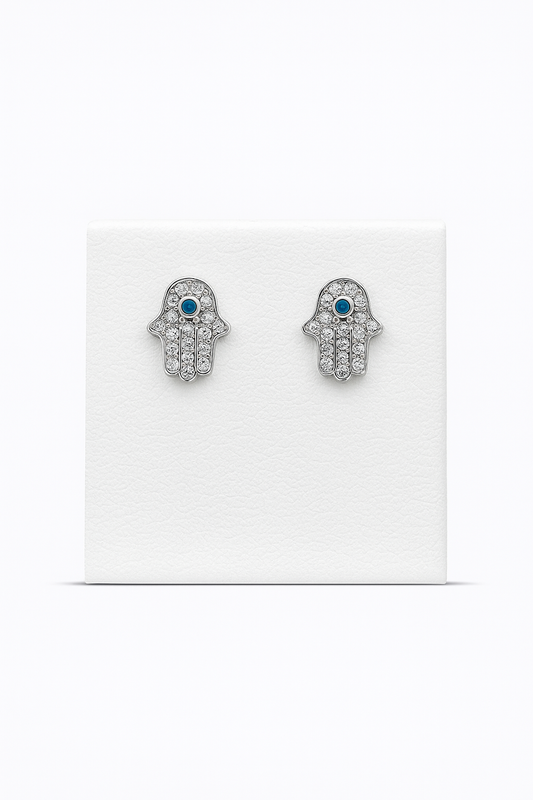 Hamsa Hand Stud Earrings